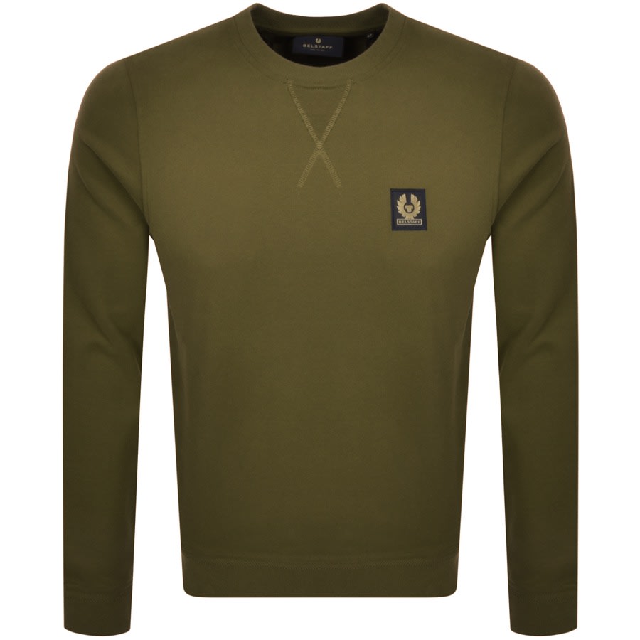 Alternative Image for ProductBelstaff Crew Neck Sweatshirt Green1
